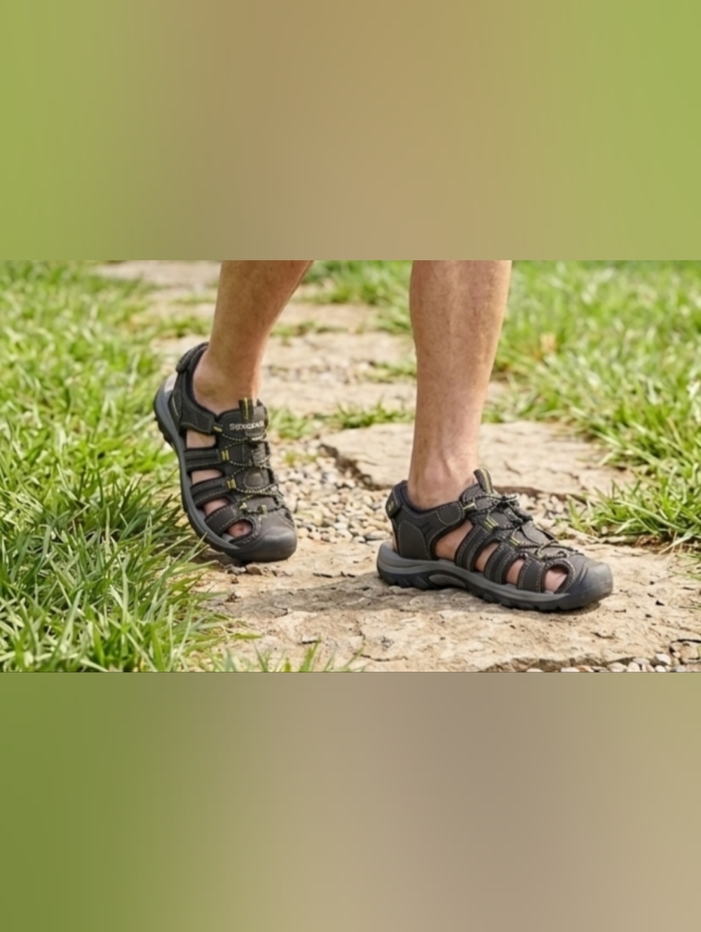 Sonoma Boys Sandals, Youth, Size 2, Gray